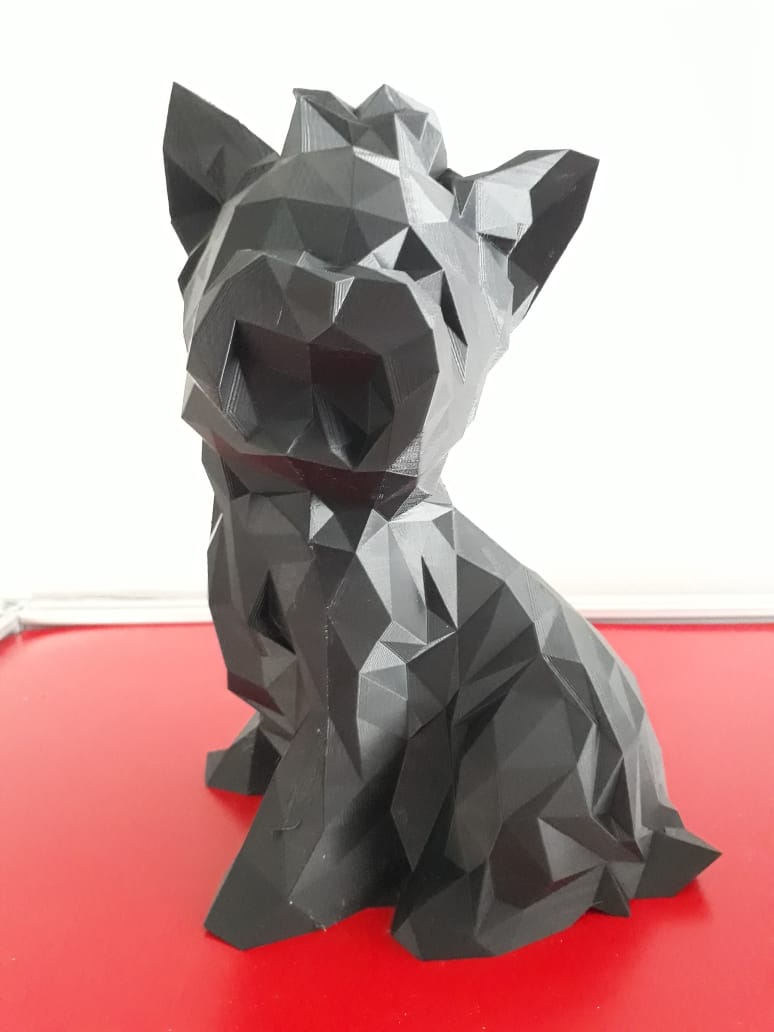 Cachorro Yorkshire - Animais de estimação - Impresso em 3D